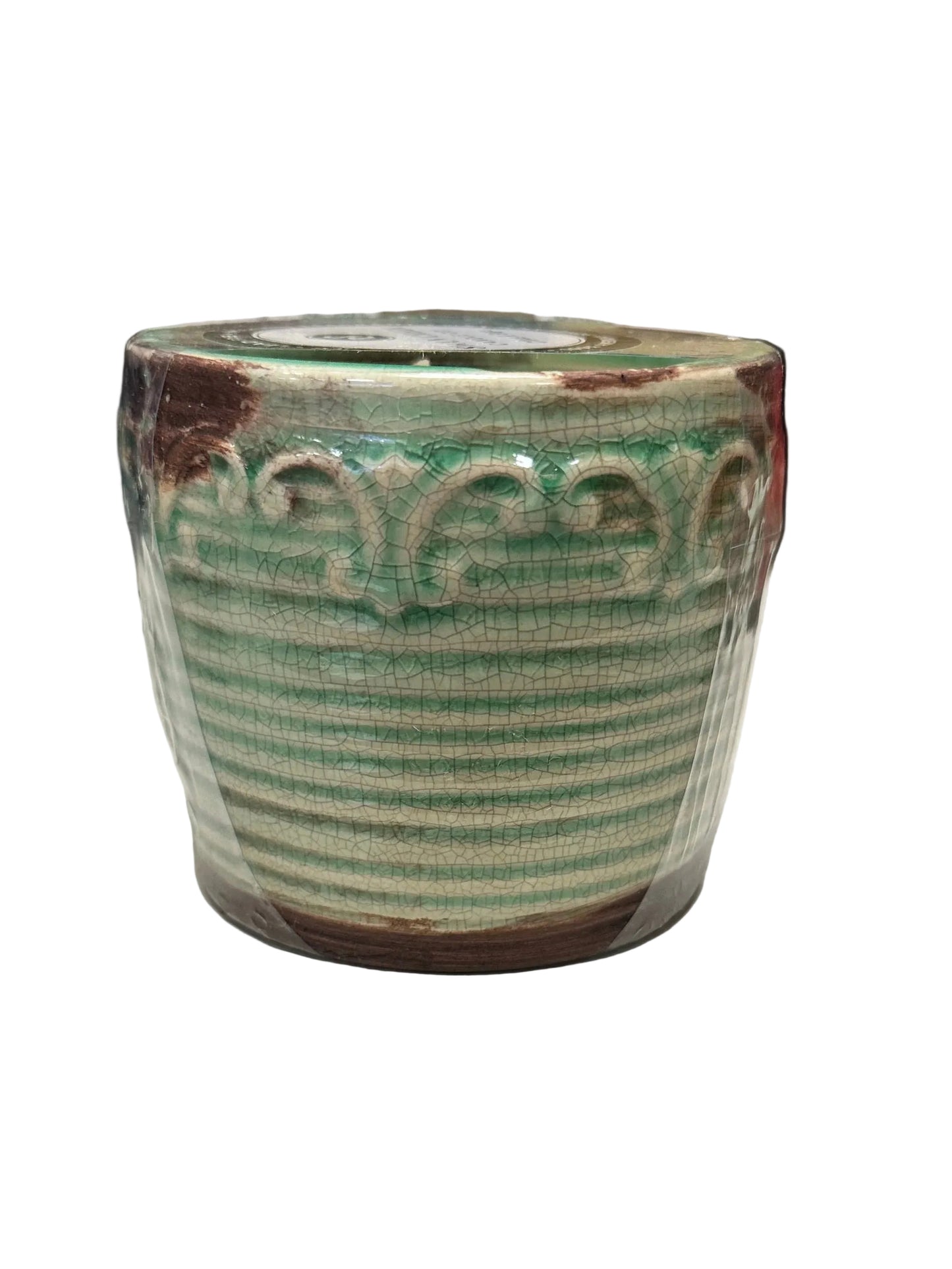 Citrus & Sage, Vintage Round Pot