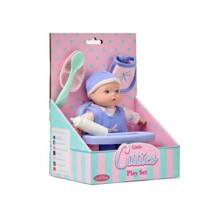 8" Little Cuties Feeding Playset