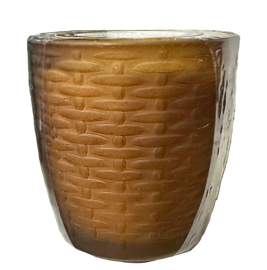 Bourbon Maple Sugar, Frosted Small Vase
