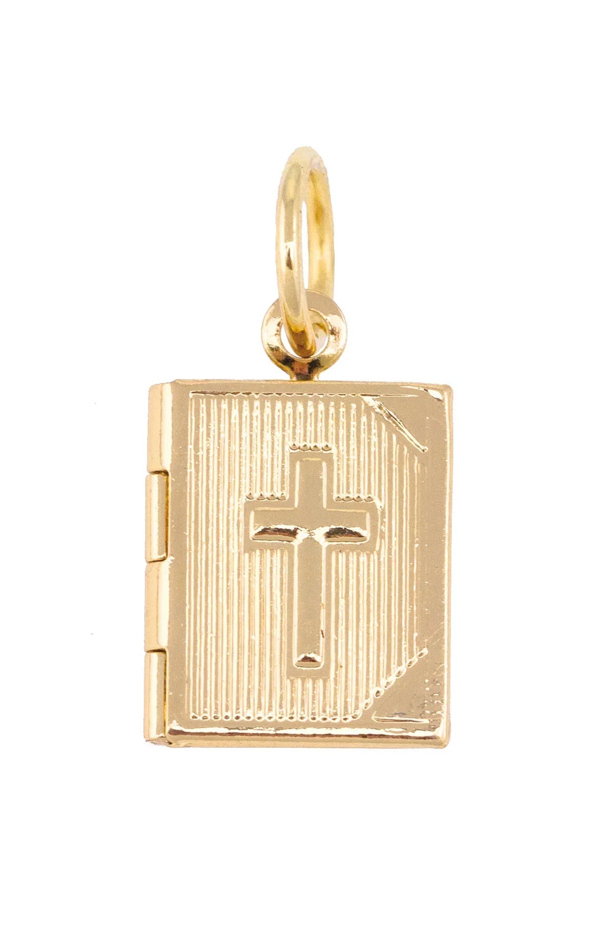Holy Bible Locket Charm in Shiny