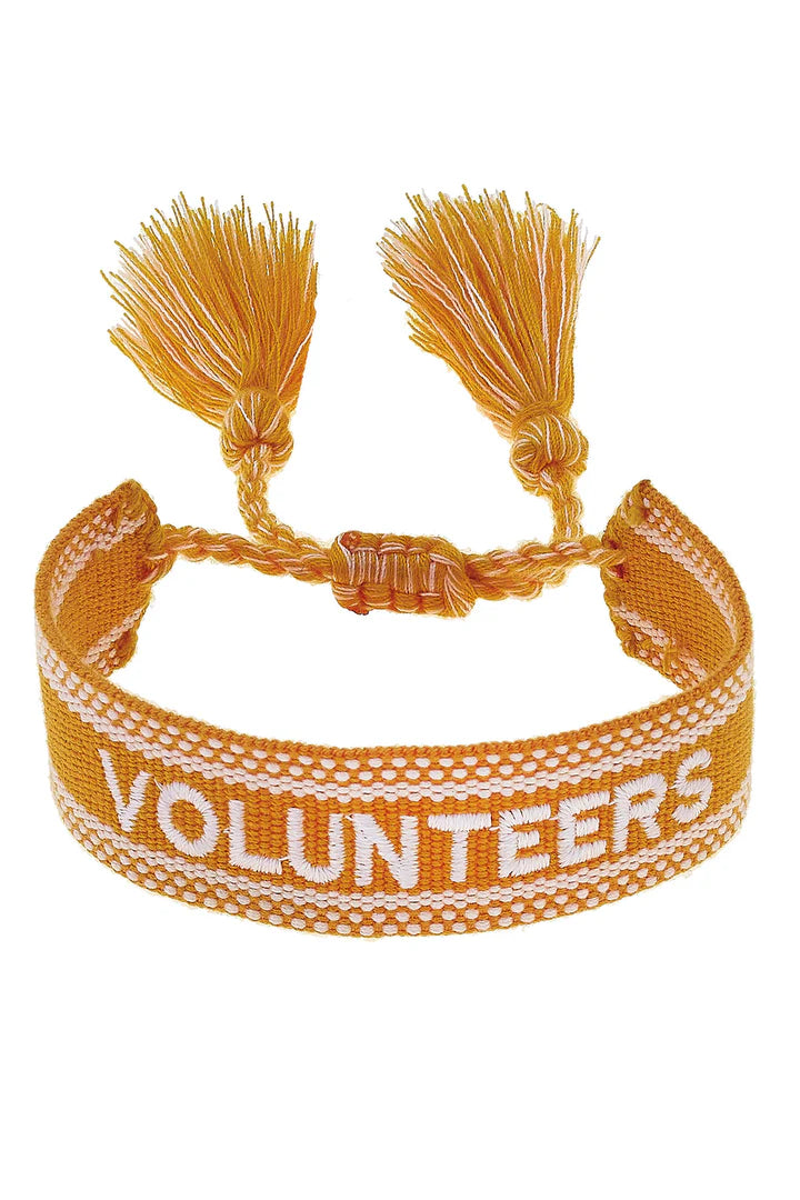 Tennessee Volunteers Woven Tassel Bracelet