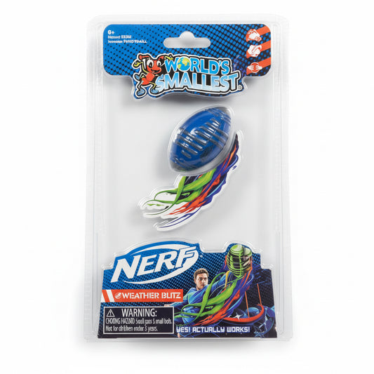 Worlds Smallest Nerf Weather Football