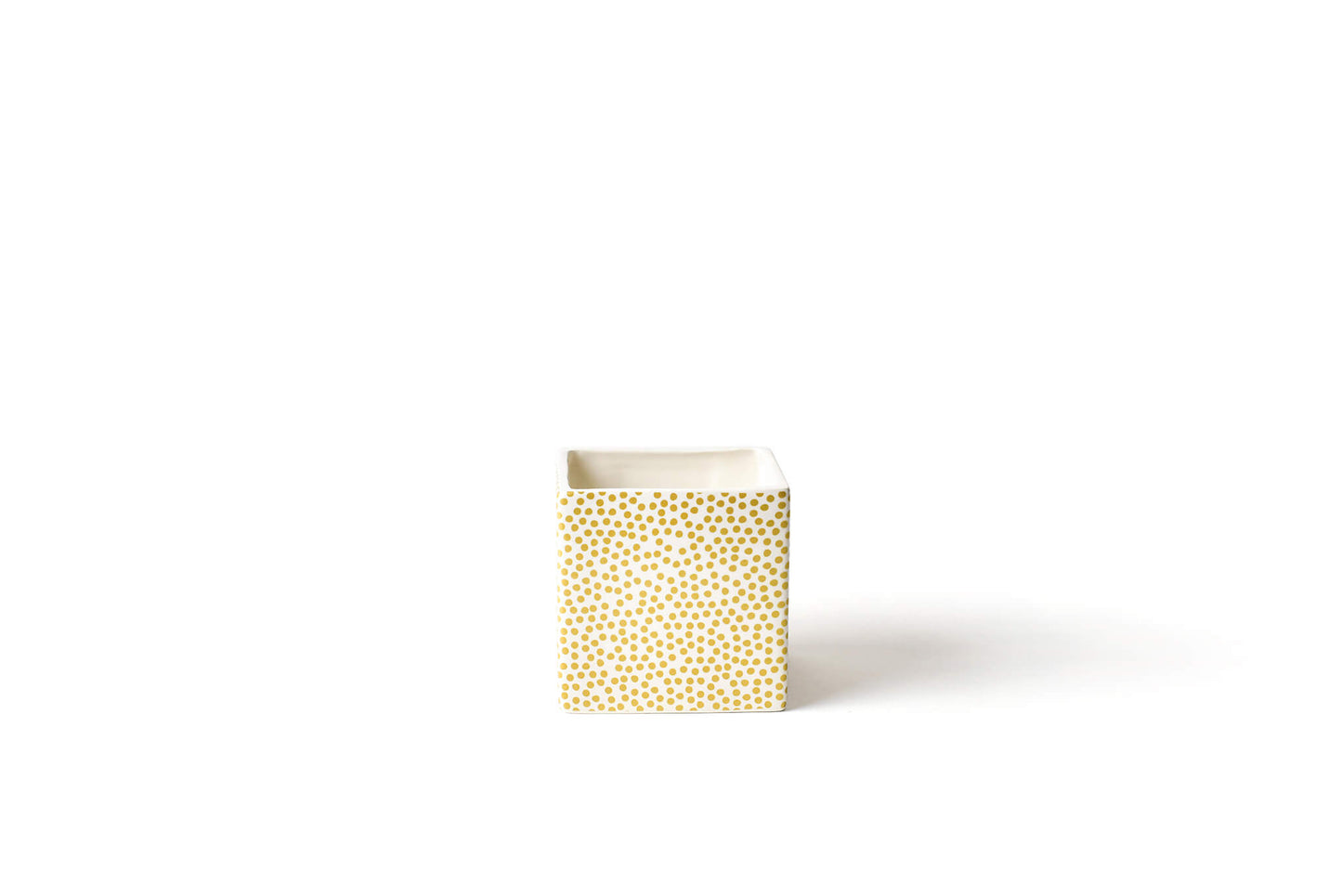Mini Nesting Cube Small Gold Dot