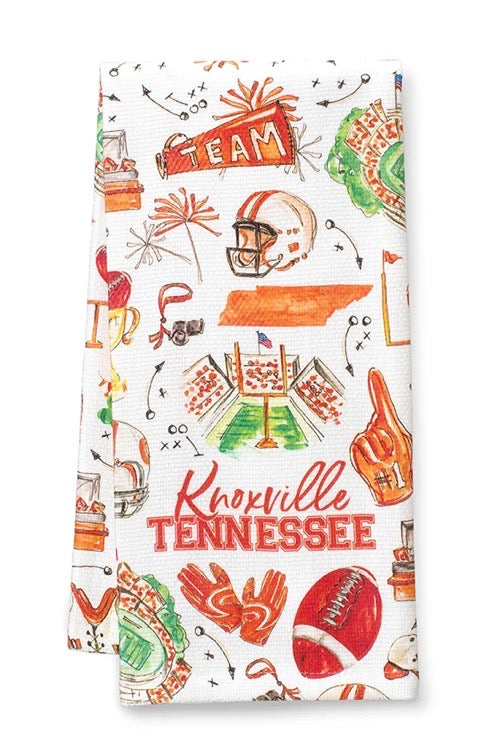 Tailgates in Knoxville Tea Towel