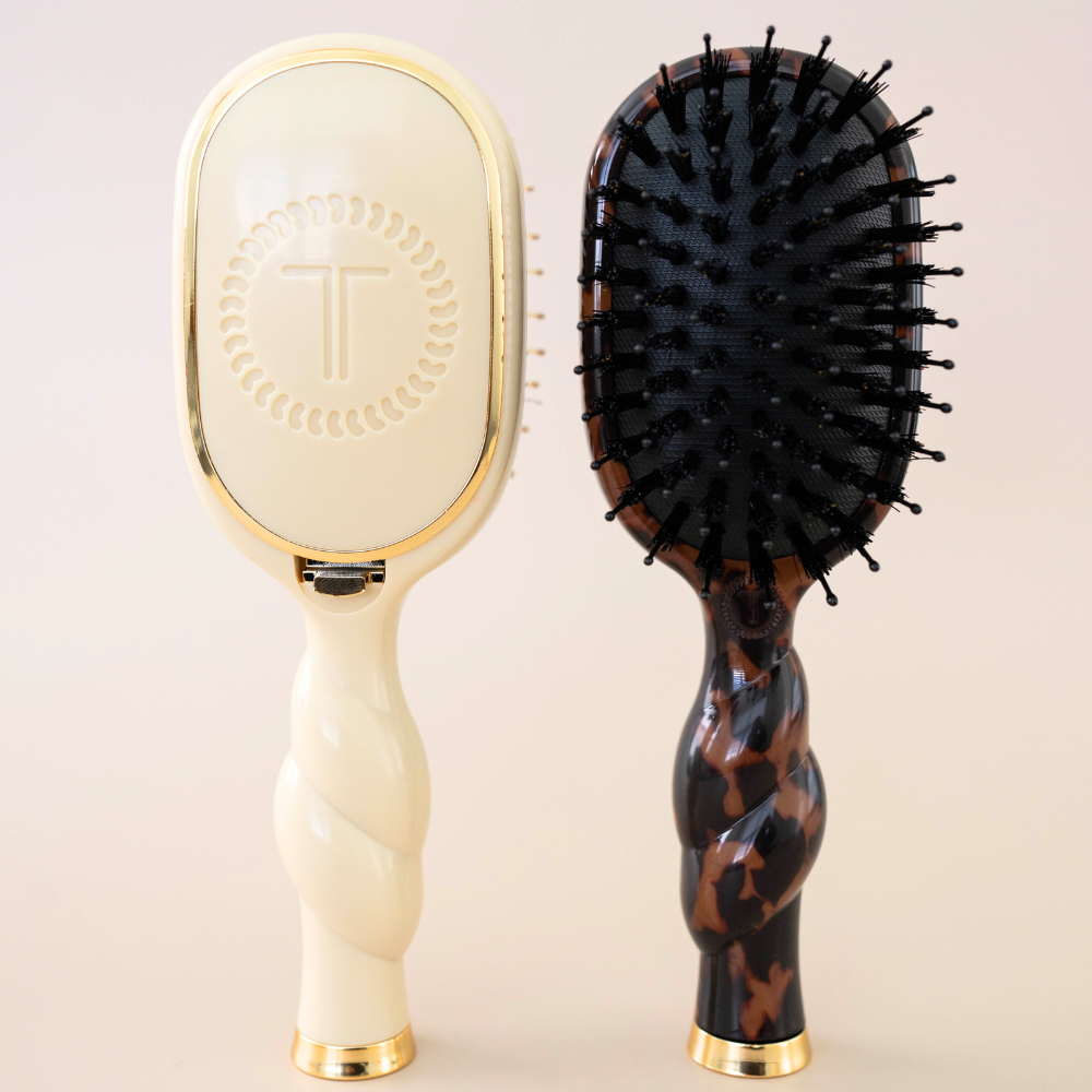 Mini Boar Brush, Tortoise