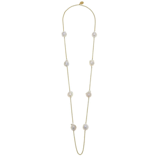 Baroque Pearl Layering Necklace