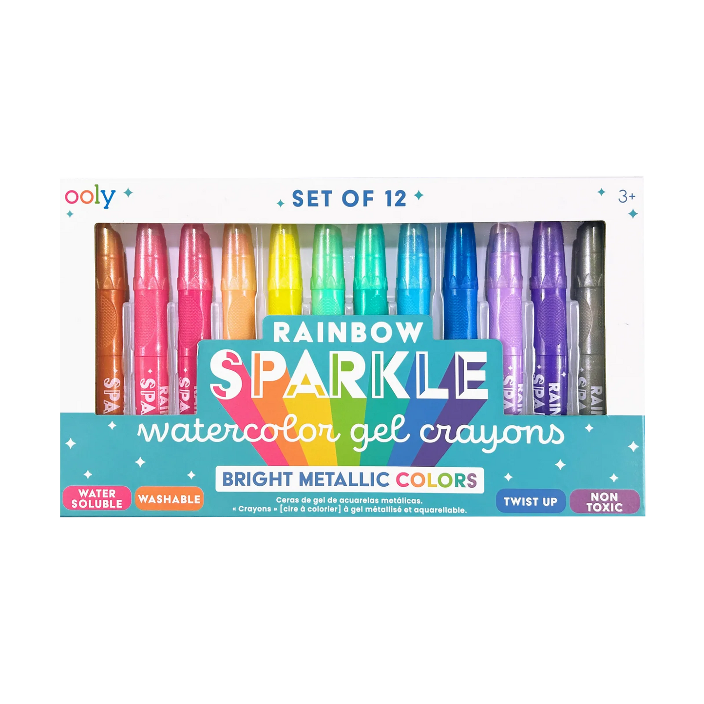 Rainbow Sparkle Gel Crayon