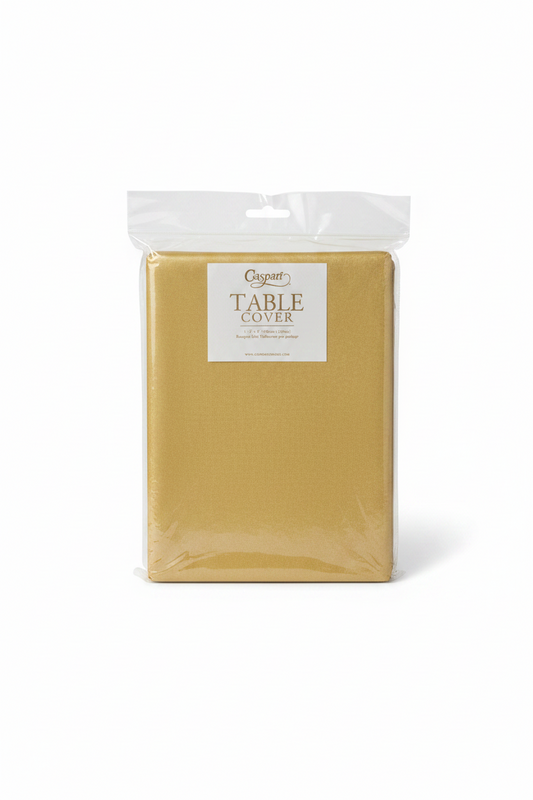 Gold Paper Linen Banquet Tablecover