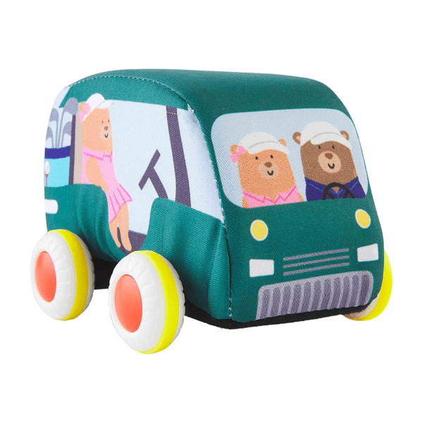 Green Plush Pull Back Golfcart