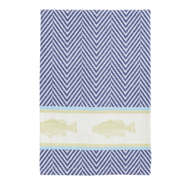 Green Trout Retreat Towel