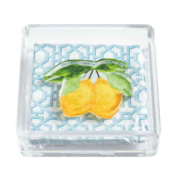 Lemon Napkin Holder Weight Set