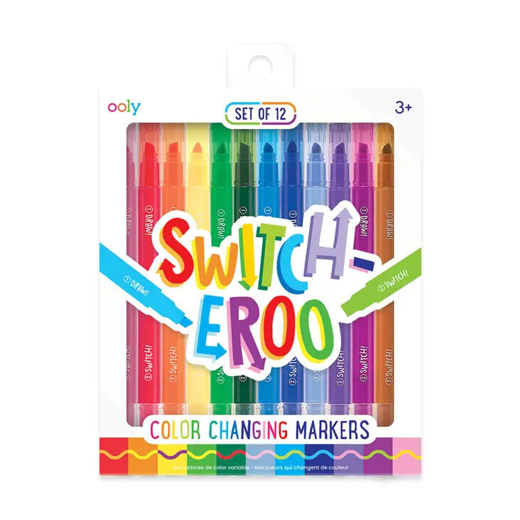 Switch-Eroo Color Changing Markers, Set of 12