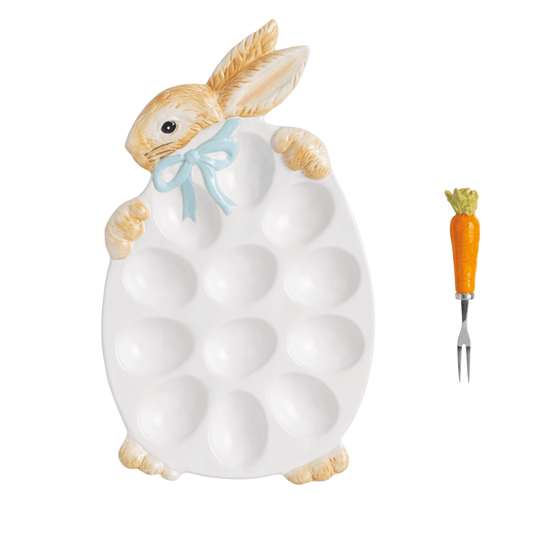 Bunny Deviled Egg Platter