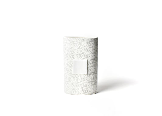 Big Oval Vase, Stone Small Dot