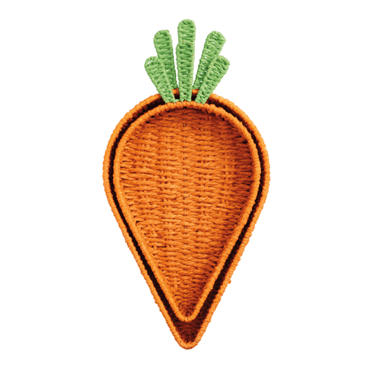 Woven Carrot Tray Set