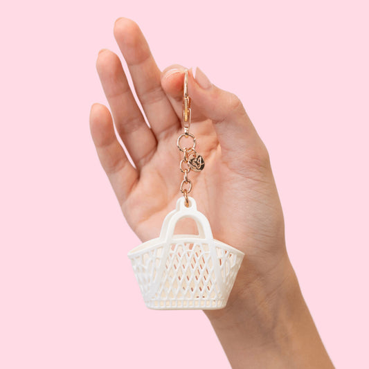 Itty Bitty Bag Charm, Betty Cream