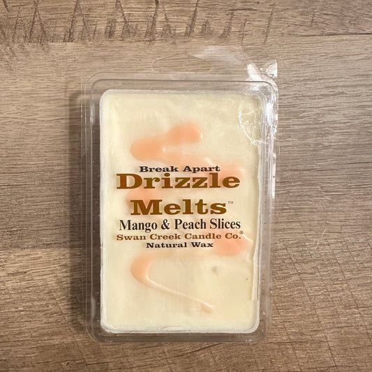 Mango & Peach Slices, Drizzle Melt