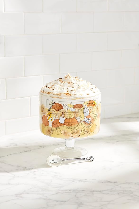 Banana Pudding Recipe Bowl Set