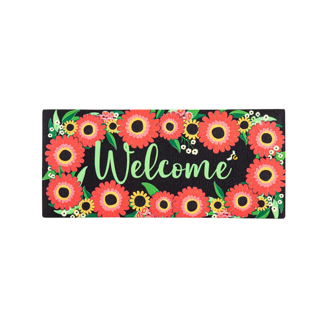 Welcome Wreath Sassafras Switch Mat