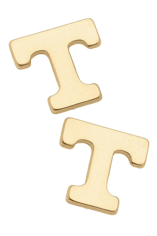 Tennessee Volunteers 24k Gold Plated Stud Earrings