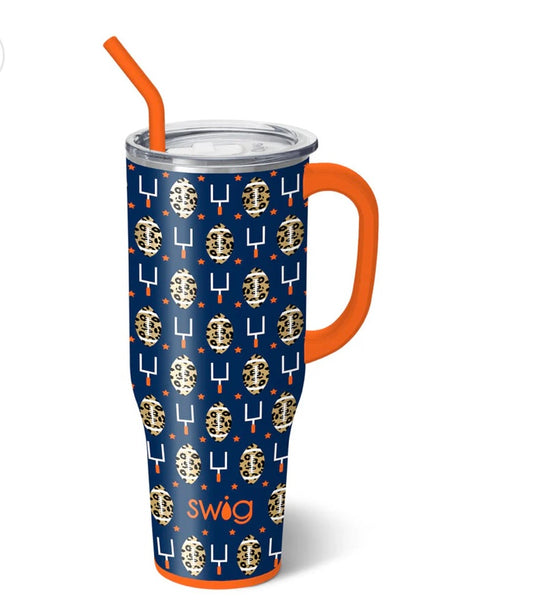 Touchdown Navy + Orange Mega Mug (40oz)