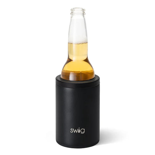 Matte Black 12oz Combo Cooler