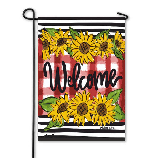 Garden Flag, Welcome Sunflowers
