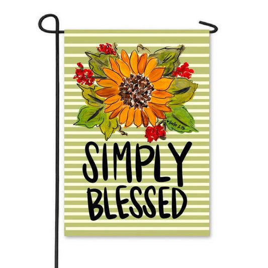 Garden Flag, Simply Blessed