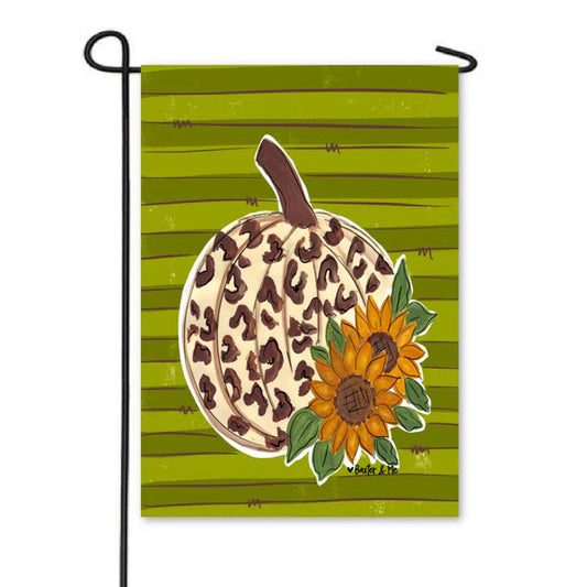 Garden Flag, Leopard Sunflower