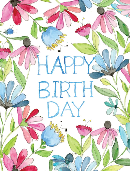 Card, Lucy Floral Birthday BC501