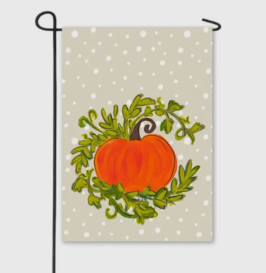Garden Flag, Pumpkin Vine