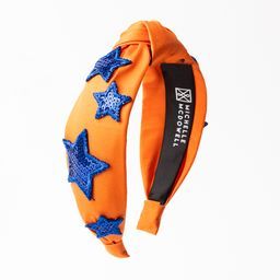 Headband Emma,  Navy & Orange