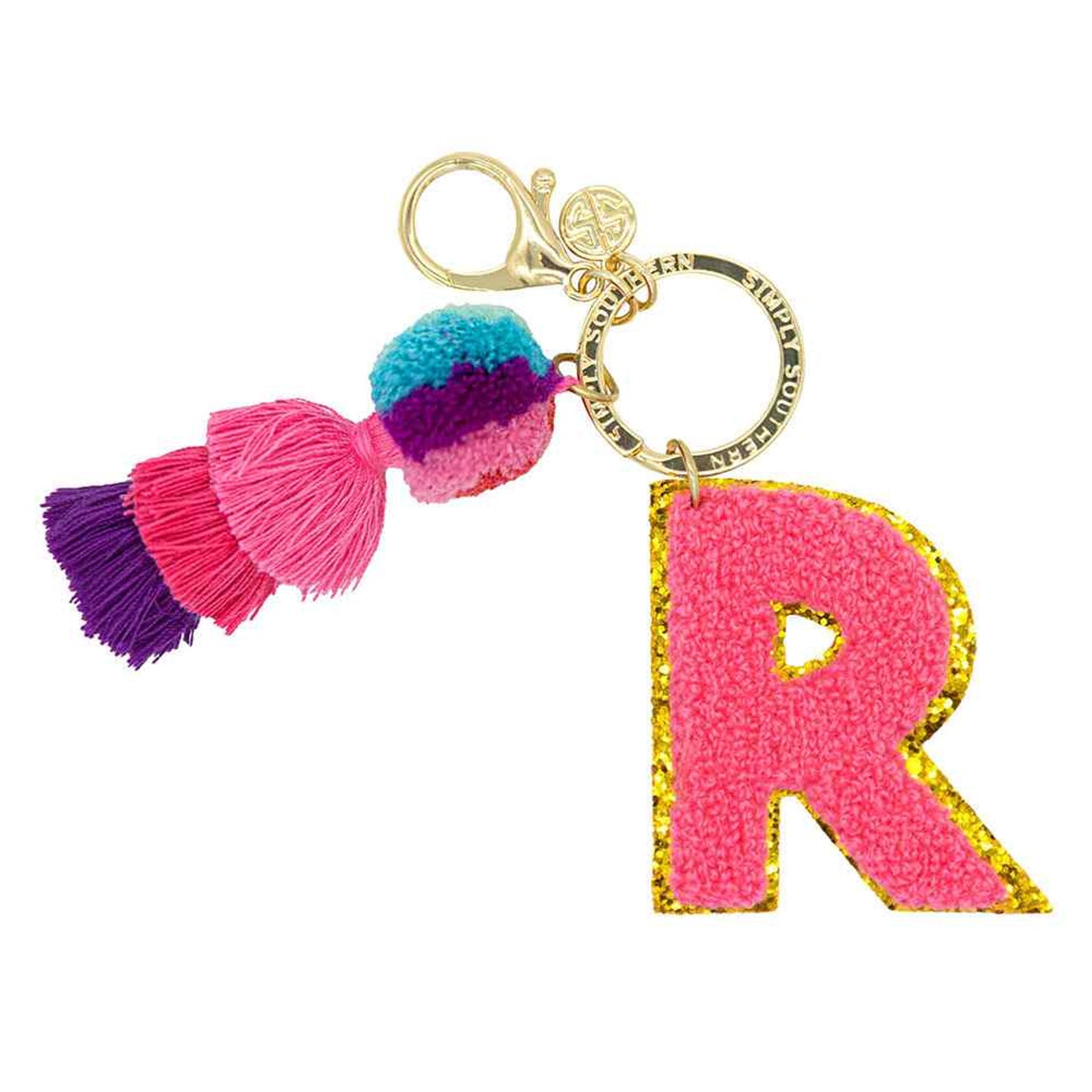 Varsity Letter Keychain R