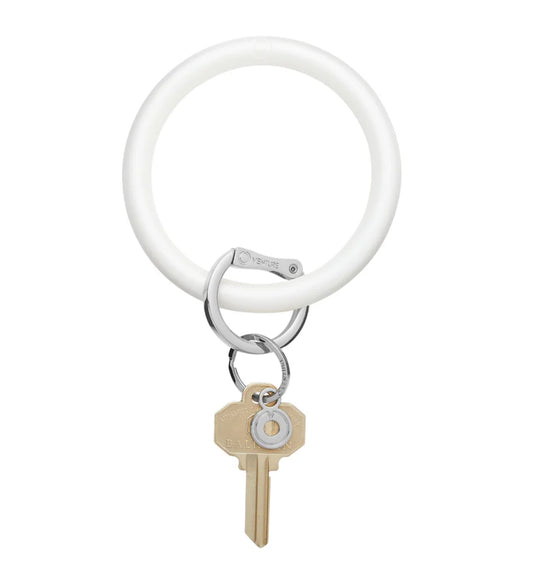 Big O Key Ring, Silicone Marshmello Pearlized