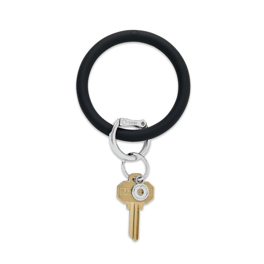 Big O Key Ring, Silicone Back In Black