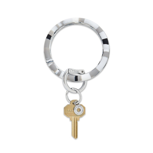 Big O Key Ring, Silicone Tuxedo Marble