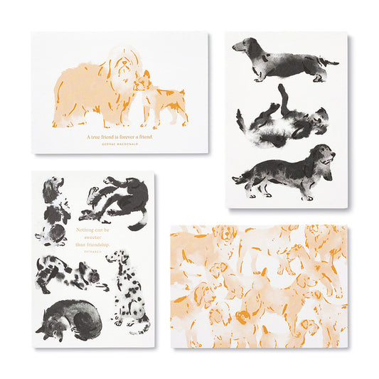 Dog Boxed Notecard Set, Appreciation & Friendship