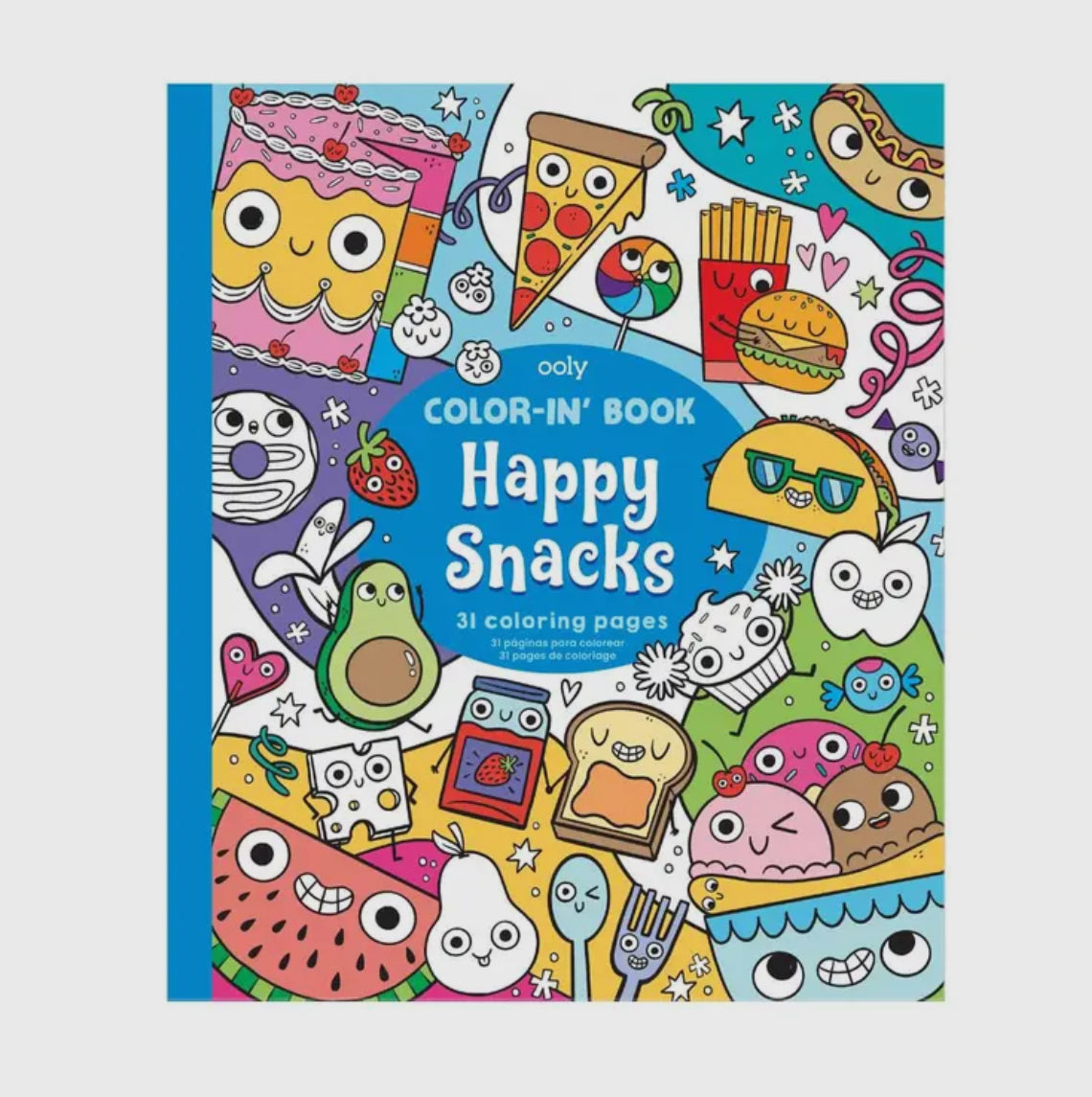 Color-in Book, Happy Snacks