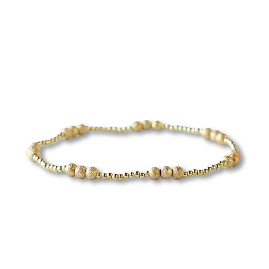 Gilded Bracelet-Trio Textured