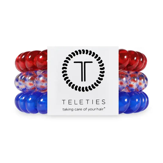 Patriot Pop Hair Ties Teleties Large