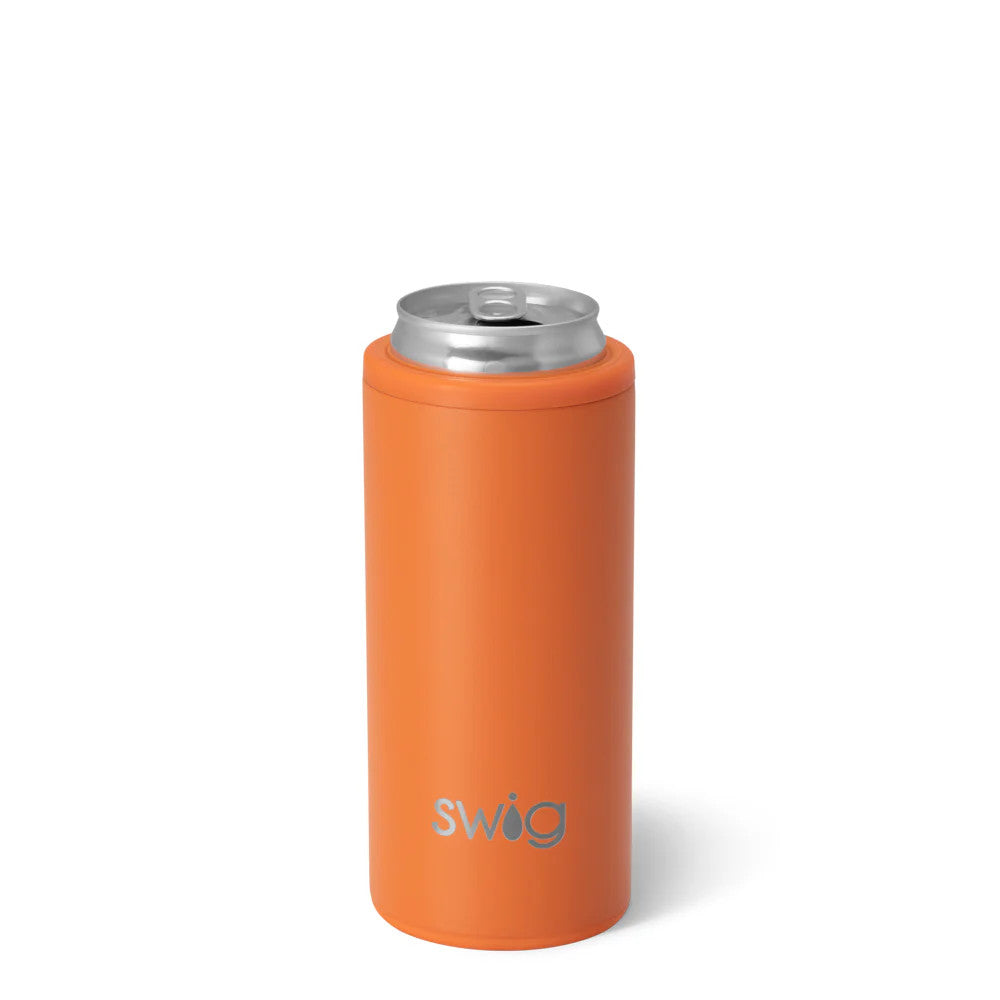 Orange 12oz Skinny Can Cooler
