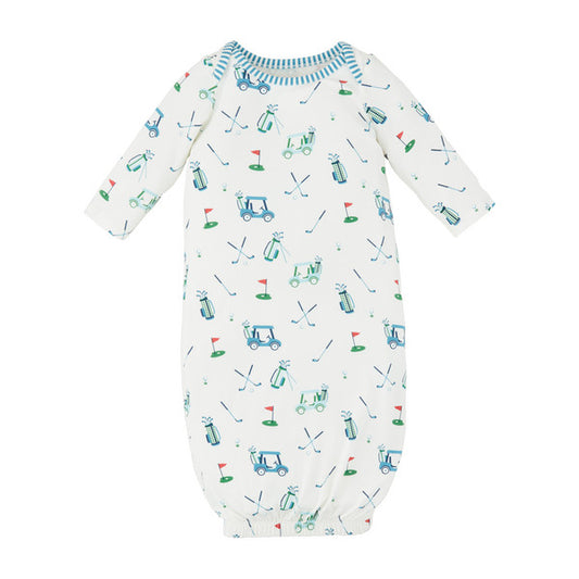 Blue Golf Gown, 0-3 Months