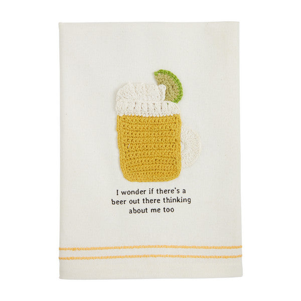 Beer Fiesta Crochet Towels