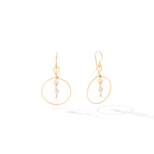 Always By My Side Earrings, Gold