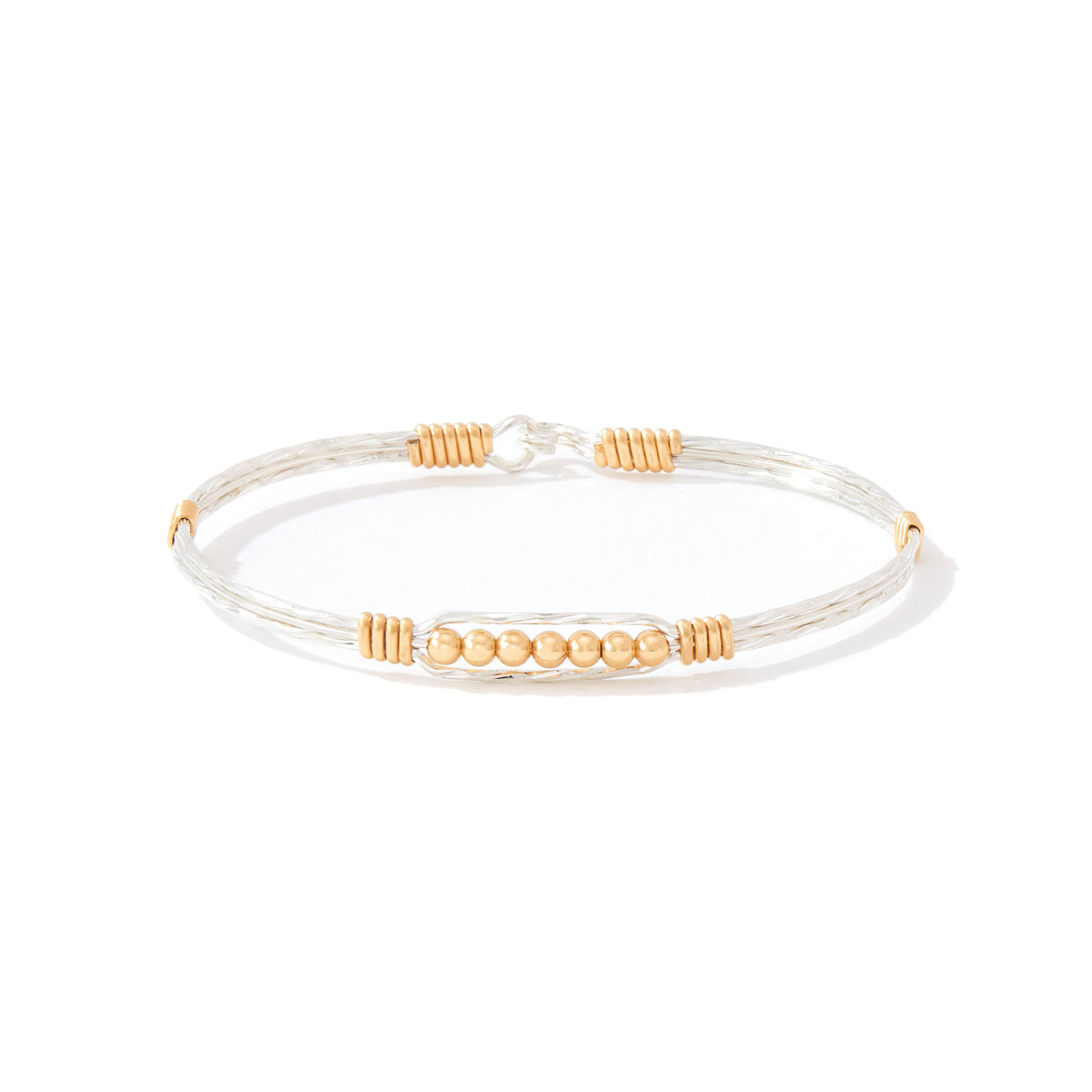 Power of Prayer Bracelet Silver-Gold Wraps & Beads