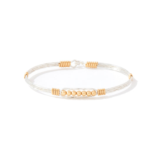 Power of Prayer Bracelet Silver-Gold Wraps & Beads