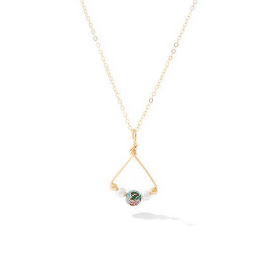 My Whole World Pendant Gold