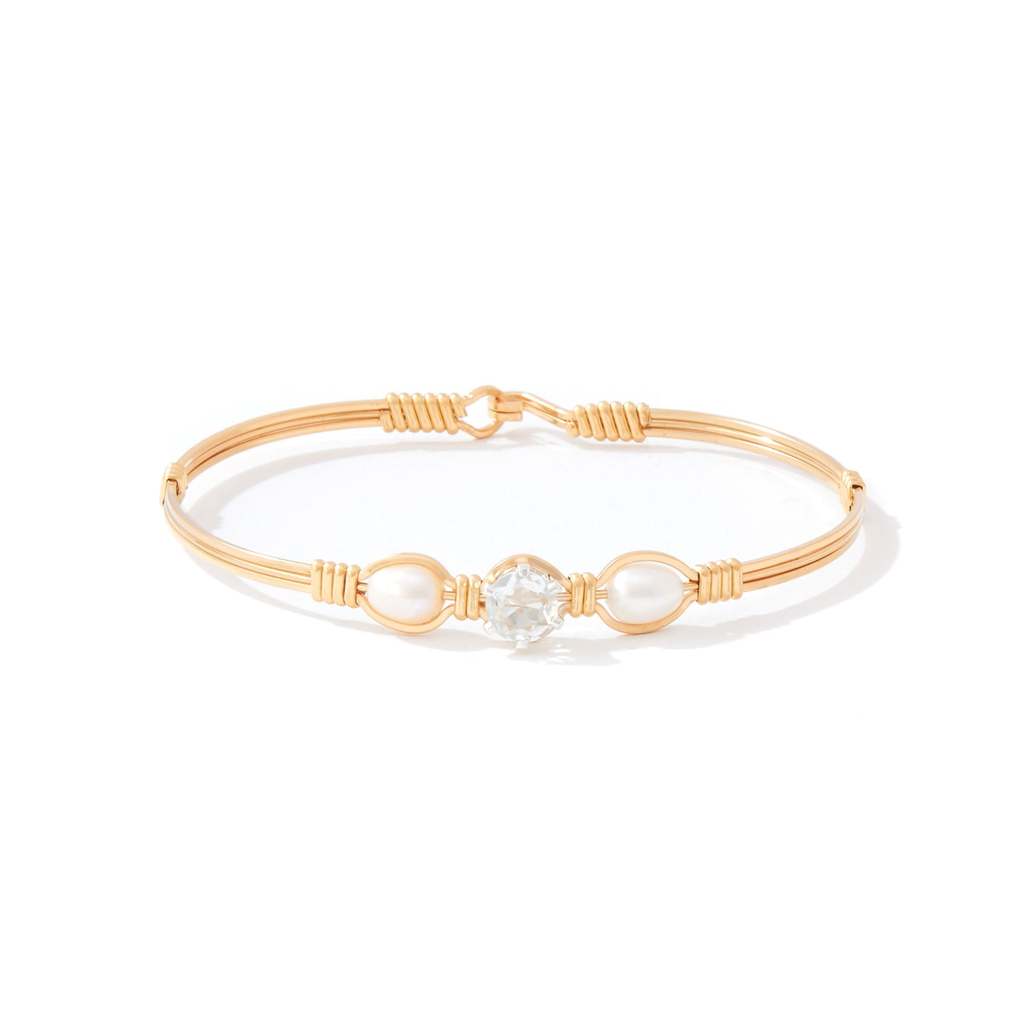 Puppy Love Bracelet All Gold - White Topaz