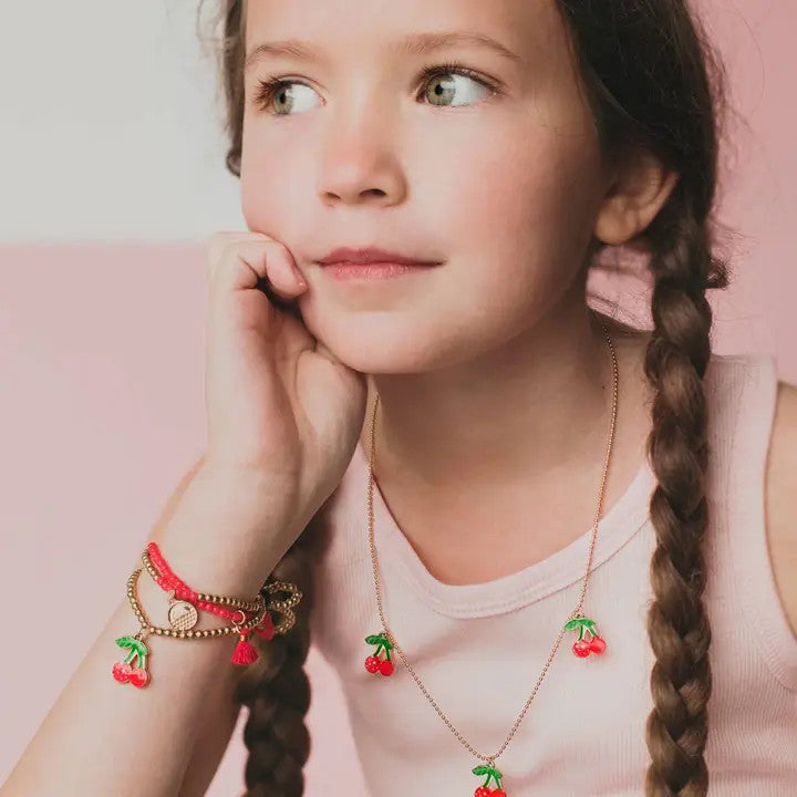 Riley Necklace Cherry