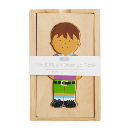 Boy Boxed Dress Up Wood Toy
